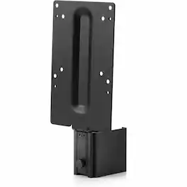HP - Mounting Bracket for Monitor, Thin Client, Workstation, Mini PC, Chromebox - Height Adjustable - 100 x 100 - Black