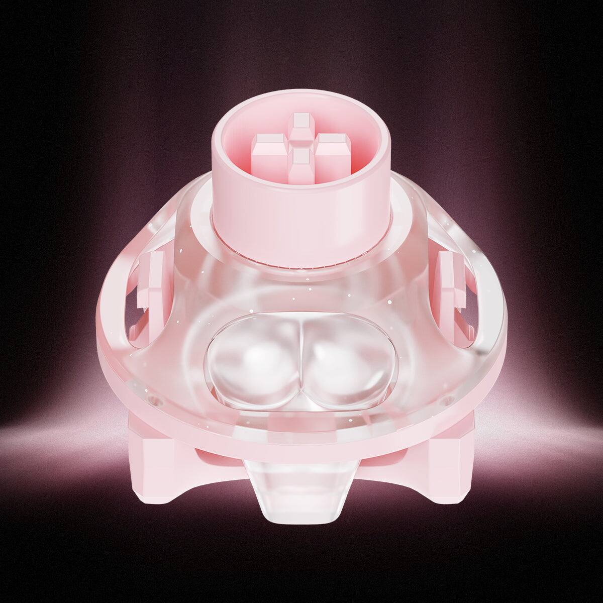 Back. GravaStar - GravaStar UFO Magnetic Hall Effect Gaming Switches Hot-Swappable Contactless Switches with 100M+ Lifespan Pink 10pcs - Pink.