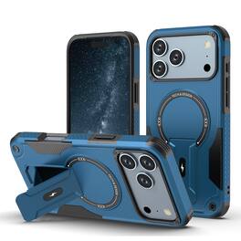 UUCOVER - Magnetic Case for Apple iPhone 18 Pro Max with Kickstand, Cpmpatible with MagSafe, Shockproof Rugged Protective Cover - Darkblue