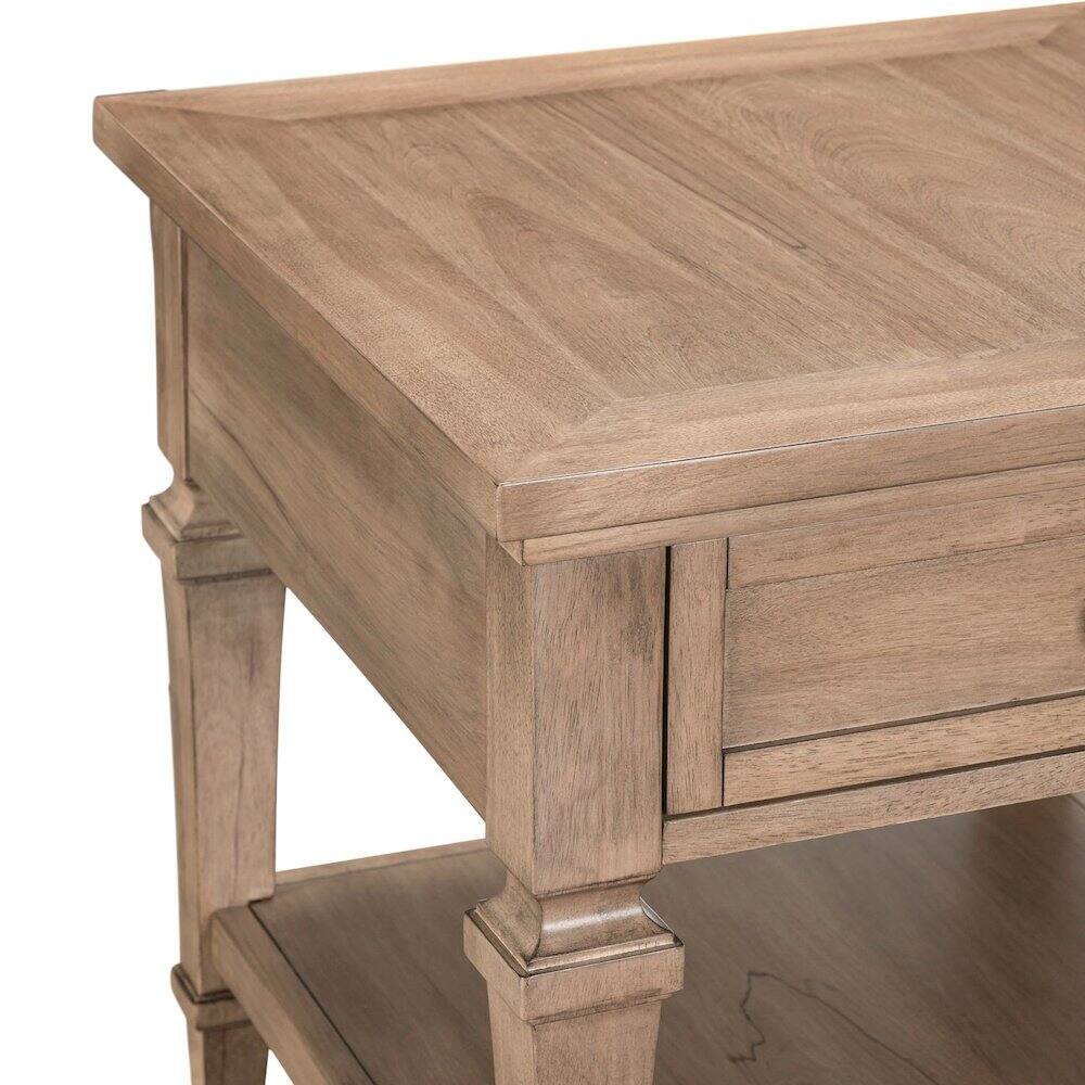 Alt View 7. Liberty Furniture Industries - Haven Hills End Table for Living Room Traditional - Camel Beige Birch Wood - Camel Beige.
