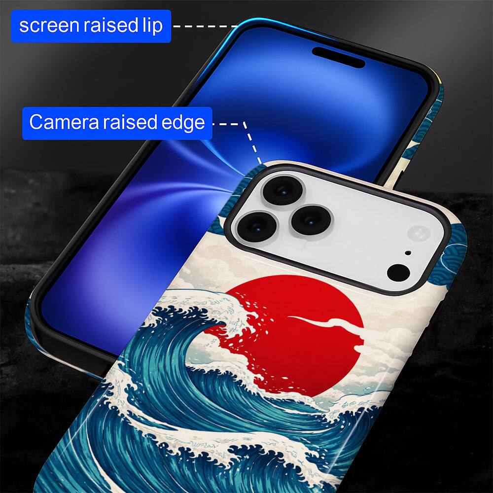 screen raised lip  
Camera raised edge