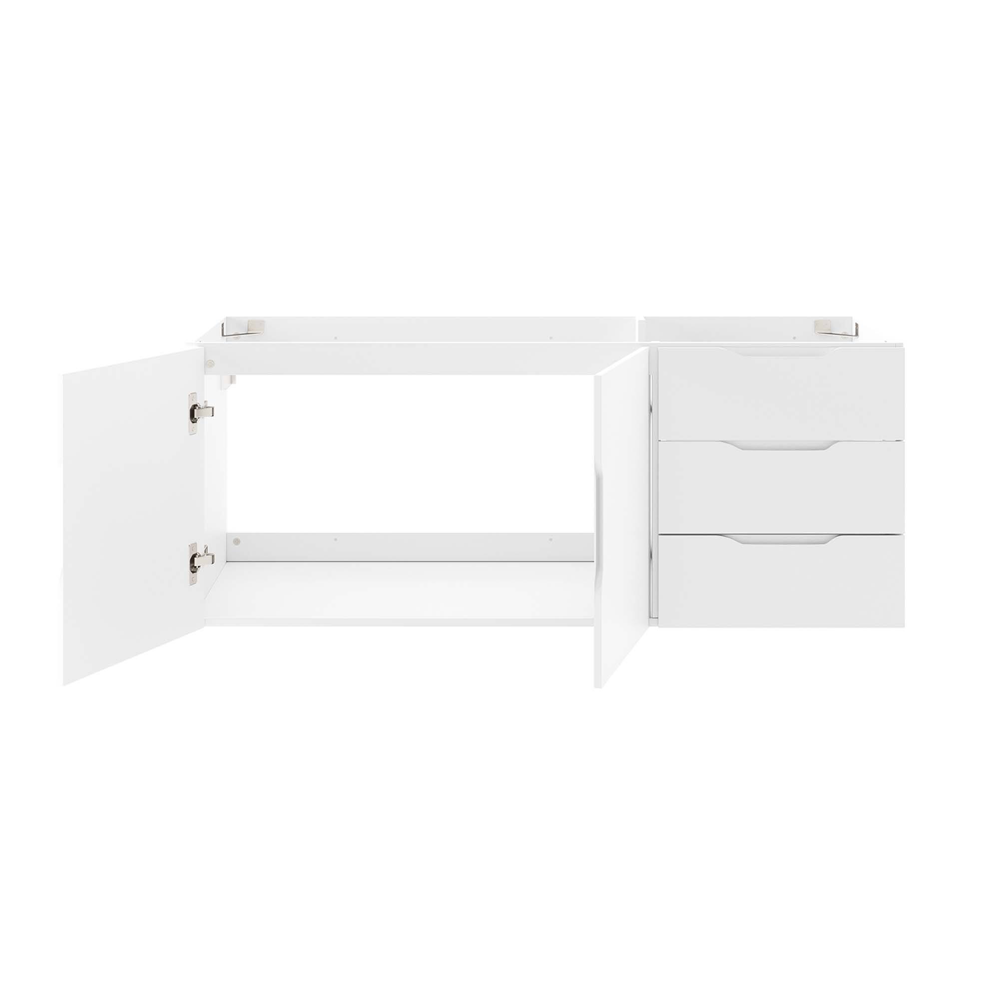 Alt View 5. Modway - Vitality Bathroom Cabinet Basin Not Included - White.
