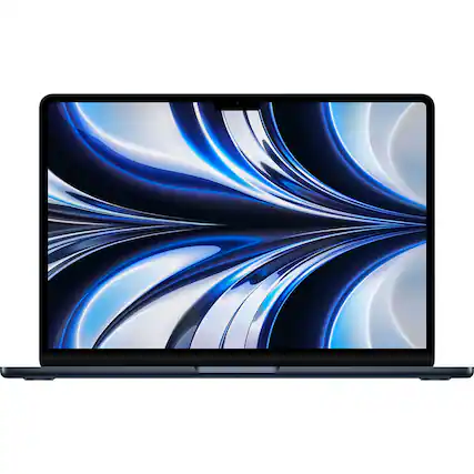 Front. Apple - 13.6" Laptop with M2 Chip – 8 GB RAM – 256 GB SSD – Recertified.