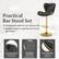 Practical Bar Stool Set: Comfortable spots for your leisure time, Elegant design to upgrade your home decorations, Curved Backrest to embrace you for comfort, Decorative Pull Ring to lift the bar stool, Faux Stitching to add more elegance.