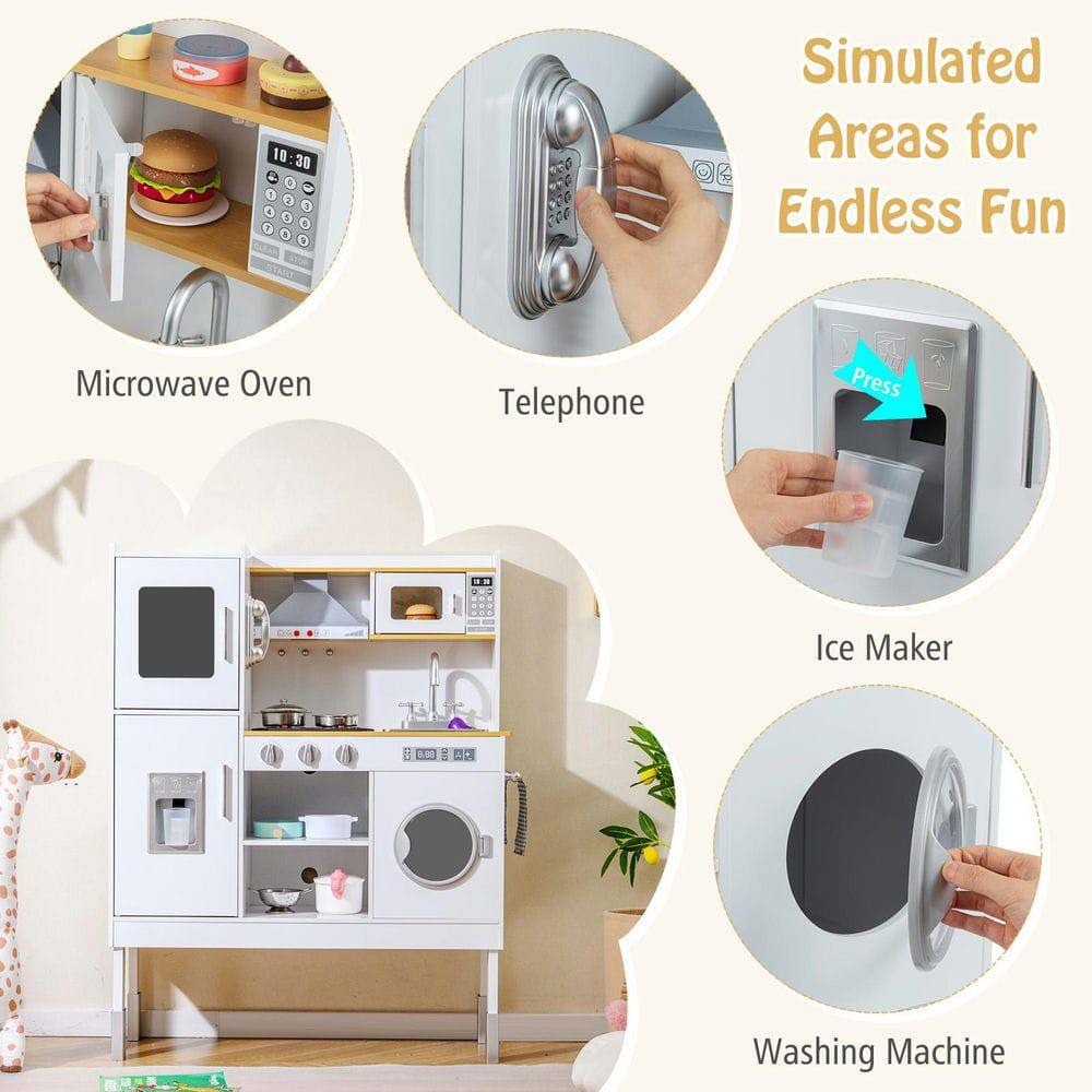 Simulated Areas for Endless Fun

- Microwave Oven
- Telephone
- Ice Maker
- Washing Machine