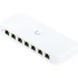 Ubiquiti - Ultra 8-Port Gigabit PoE+ Compliant Managed Network Switch USW-ULTRA - White