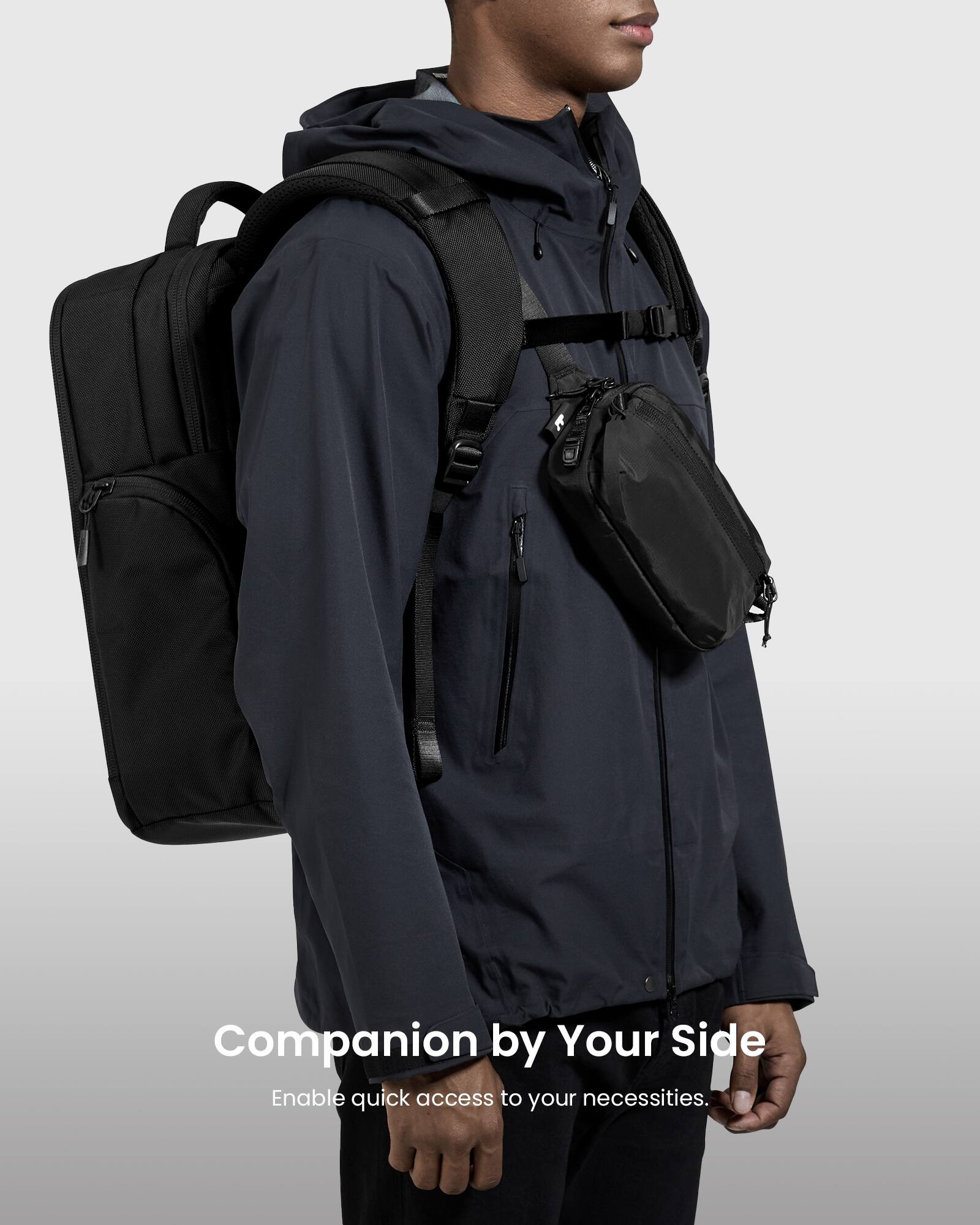 Companion by Your Side Enable quick access to your necessities.