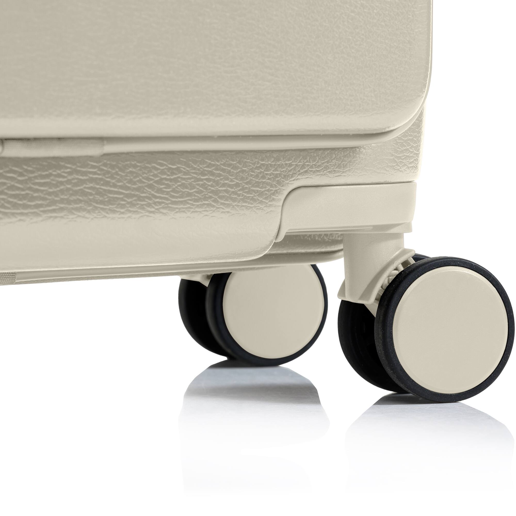 Alt View 1. Champs - Onyx Collection Carry-on Luggage Case - Ivory.