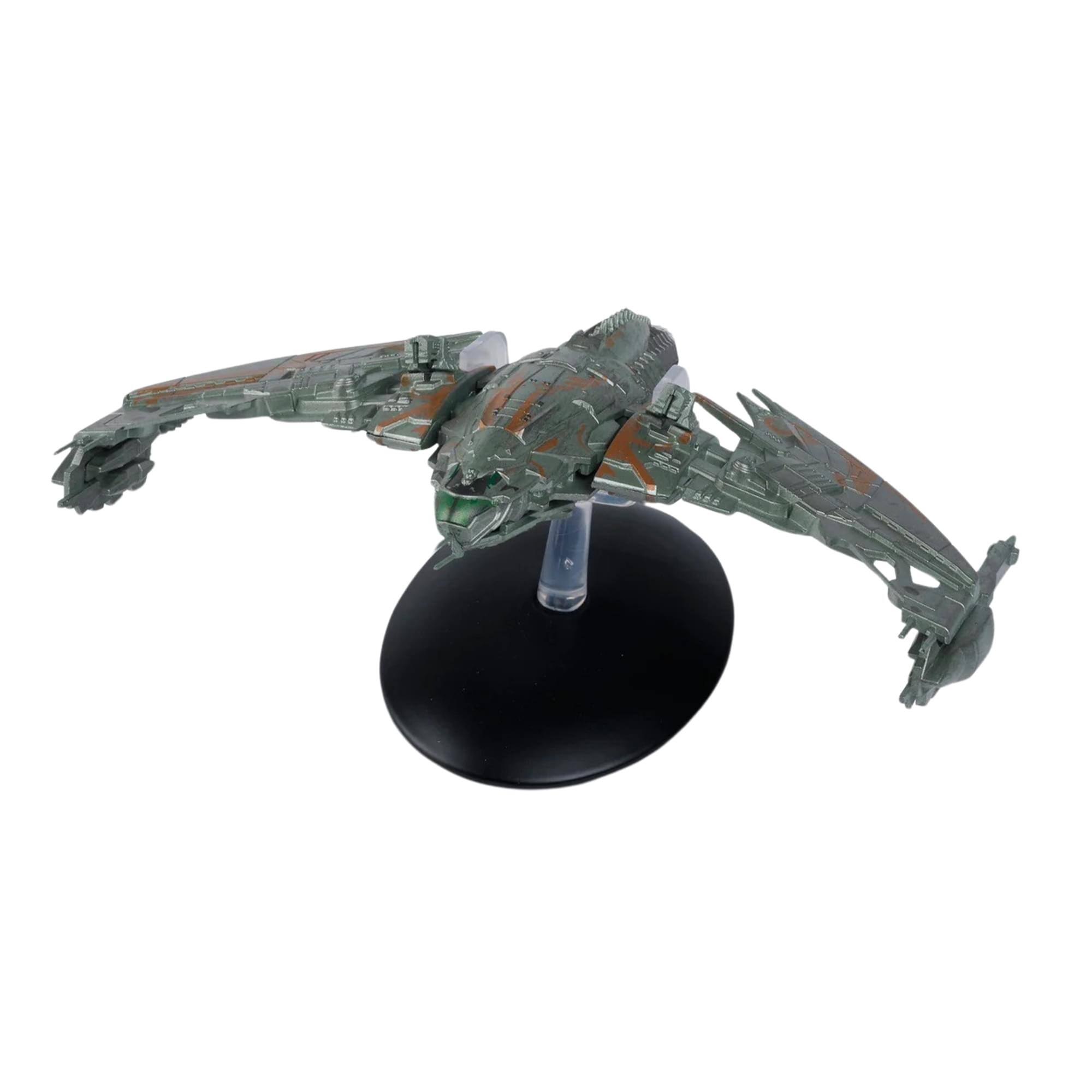 Alt View 4. Eaglemoss - Eaglemoss Star Trek StarShip Replica | Klingon D4 Bird of Prey - Grey.