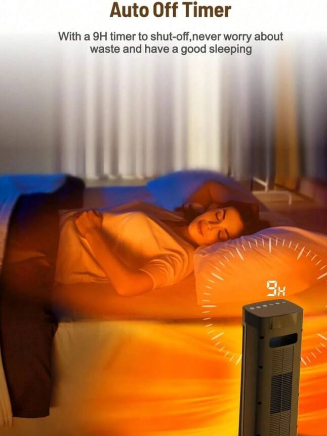 Auto Off Timer

With a 9H timer to shut-off, never worry about waste and have a good sleeping