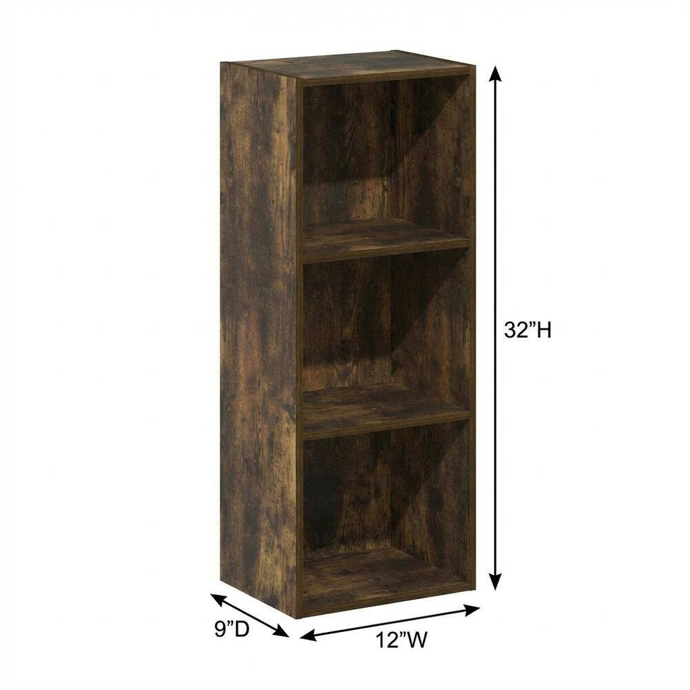 FurniFact - Wooden Bookcase with Adjustable Shelves and Durable Design - Amber Pine price history on PriceWatchPro