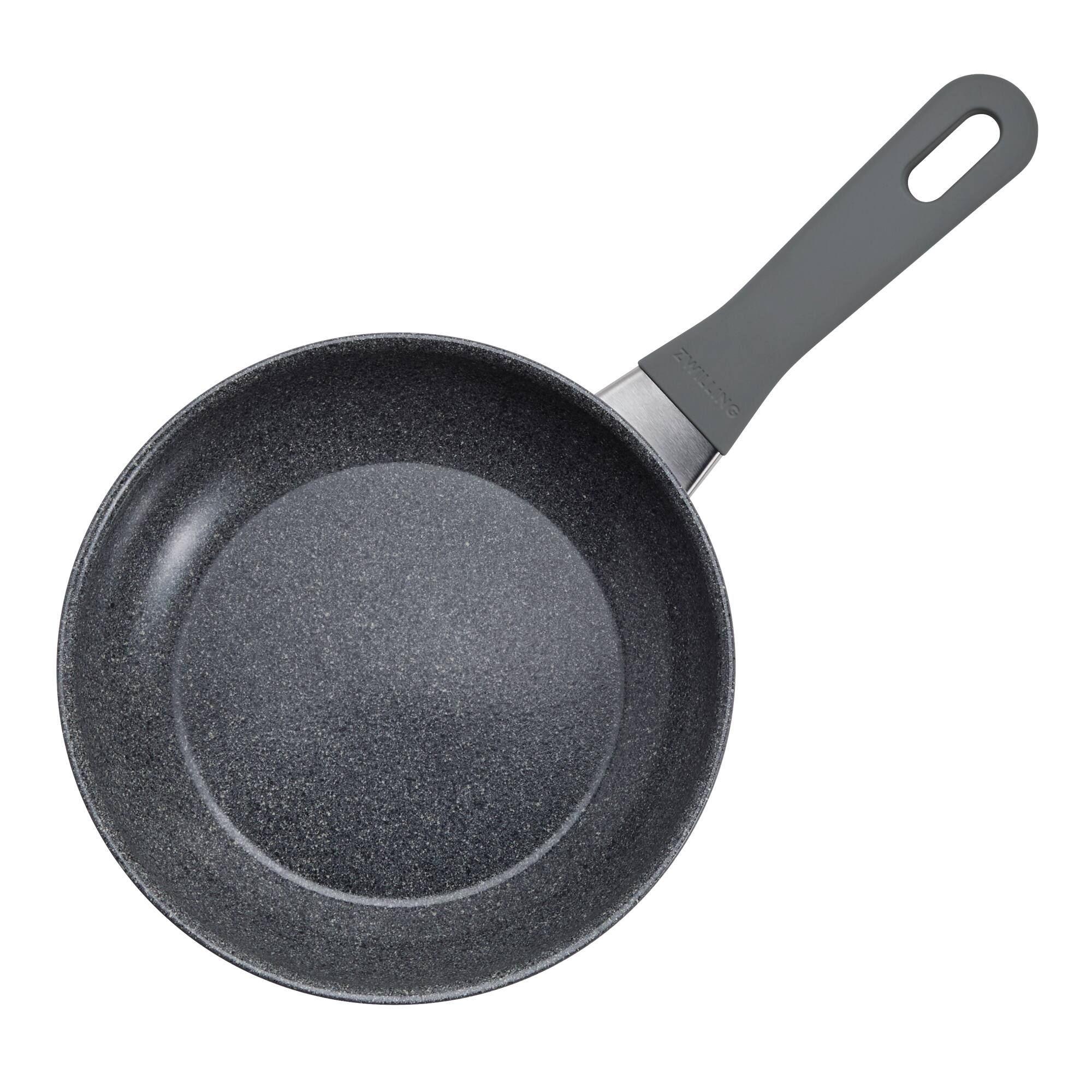 Alt View 1. ZWILLING - ZWILLING Parma Plus Ceramic 8-inch Aluminum Ceramic Nonstick Fry Pan - Grey.