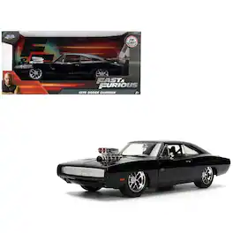 Jada - 1970 Dodge Charger R/T "Furious 7" (2015) Movie "Fast & Furious" Series 1/24 - Black