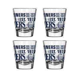 Logo Brands - Seattle Mariners 4-Pack 2oz. Shot Glass Set - Multicolor