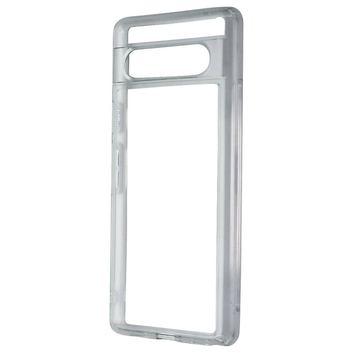 Front. Spigen - Spigen Crystal Hybrid Series Case for Google Pixel 7a - Clear - Clear.