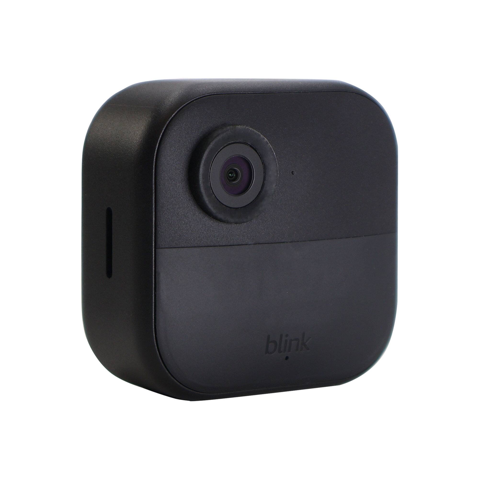 Left. Blink - Blink Outdoor 4 5-Camera System with Sync Module Core + Blink Video Doorbell - Black.