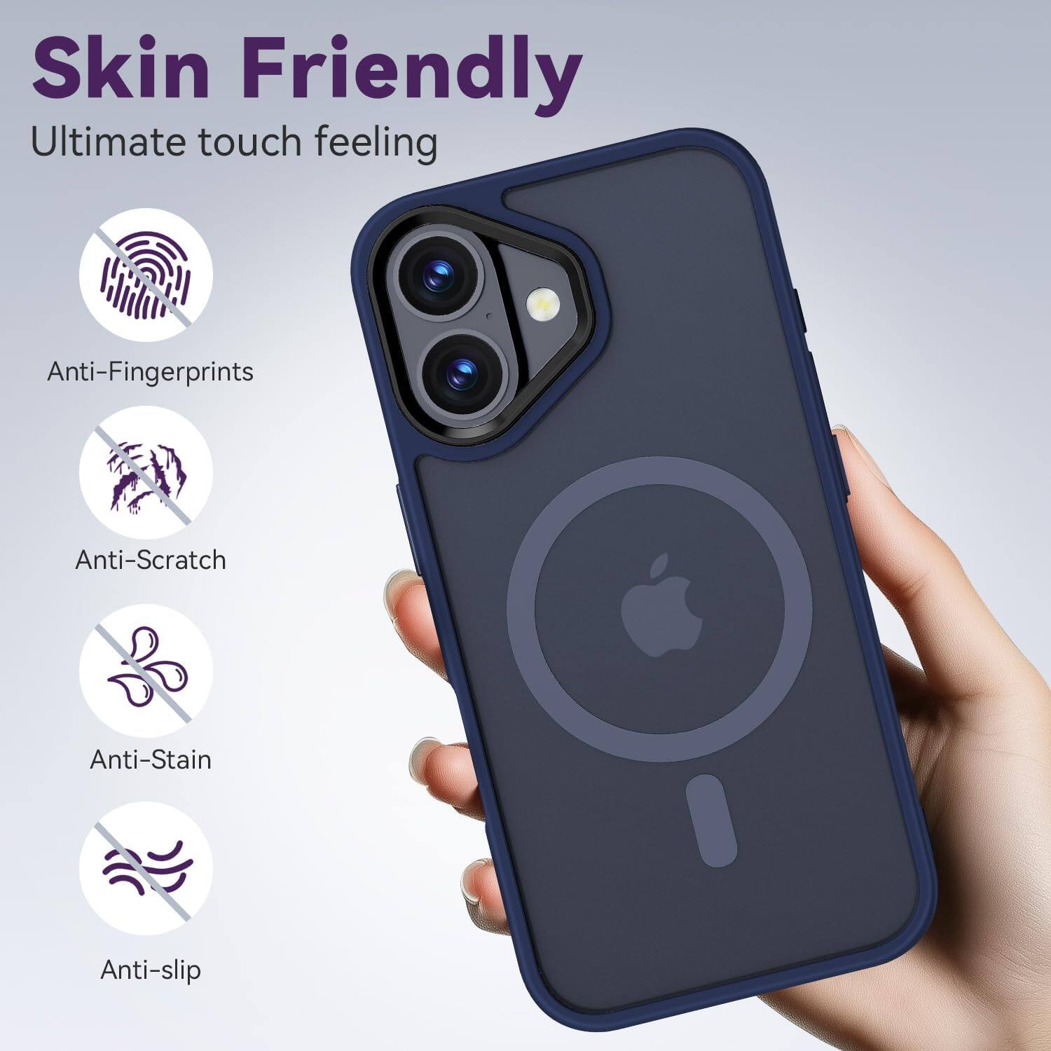 Skin Friendly, Ultimate touch feeling, Anti-Fingerprints, Anti-Scratch, Anti-Stain, Anti-slip