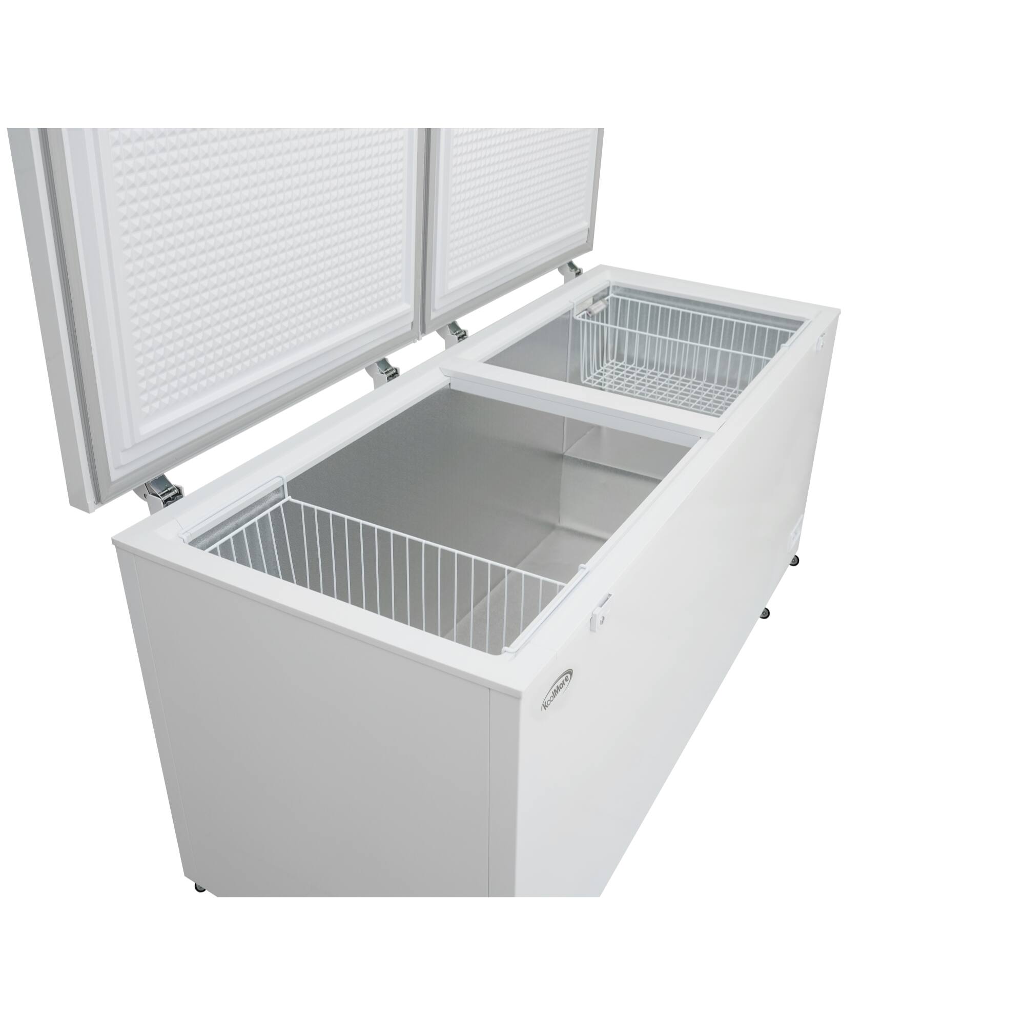 Alt View 4. Koolmore - 79 in. Commercial Chest Freezer, 30 Cu. Ft. in White, ETL Listed (KM-SCF-30C) - White.