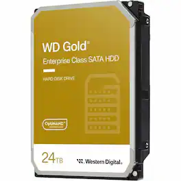 Western Digital - WD Gold WD241KRYZ 24 TB Hard Drive - 3.5" Internal - SATA (SATA/600) - 7200rpm - 512e Format
