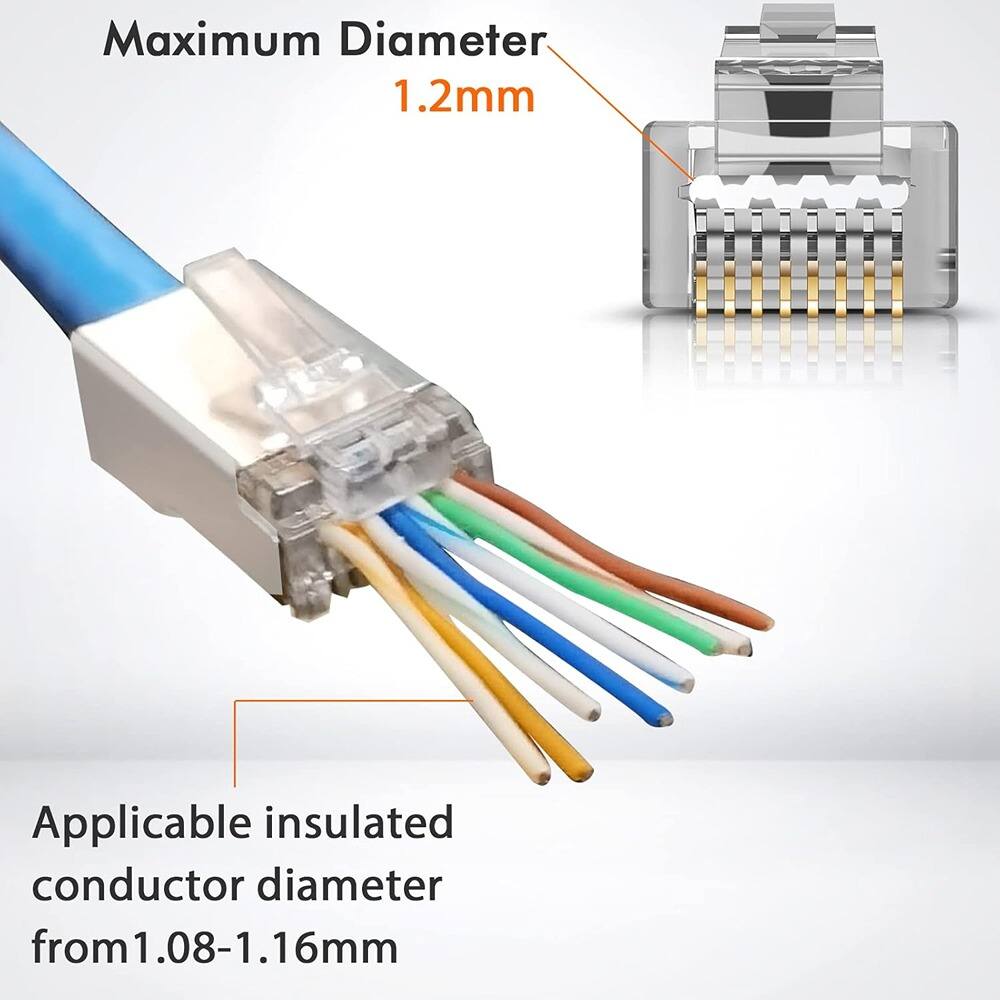 Maximum Diameter 1.2mm

Applicable insulated conductor diameter from 1.08-1.16mm