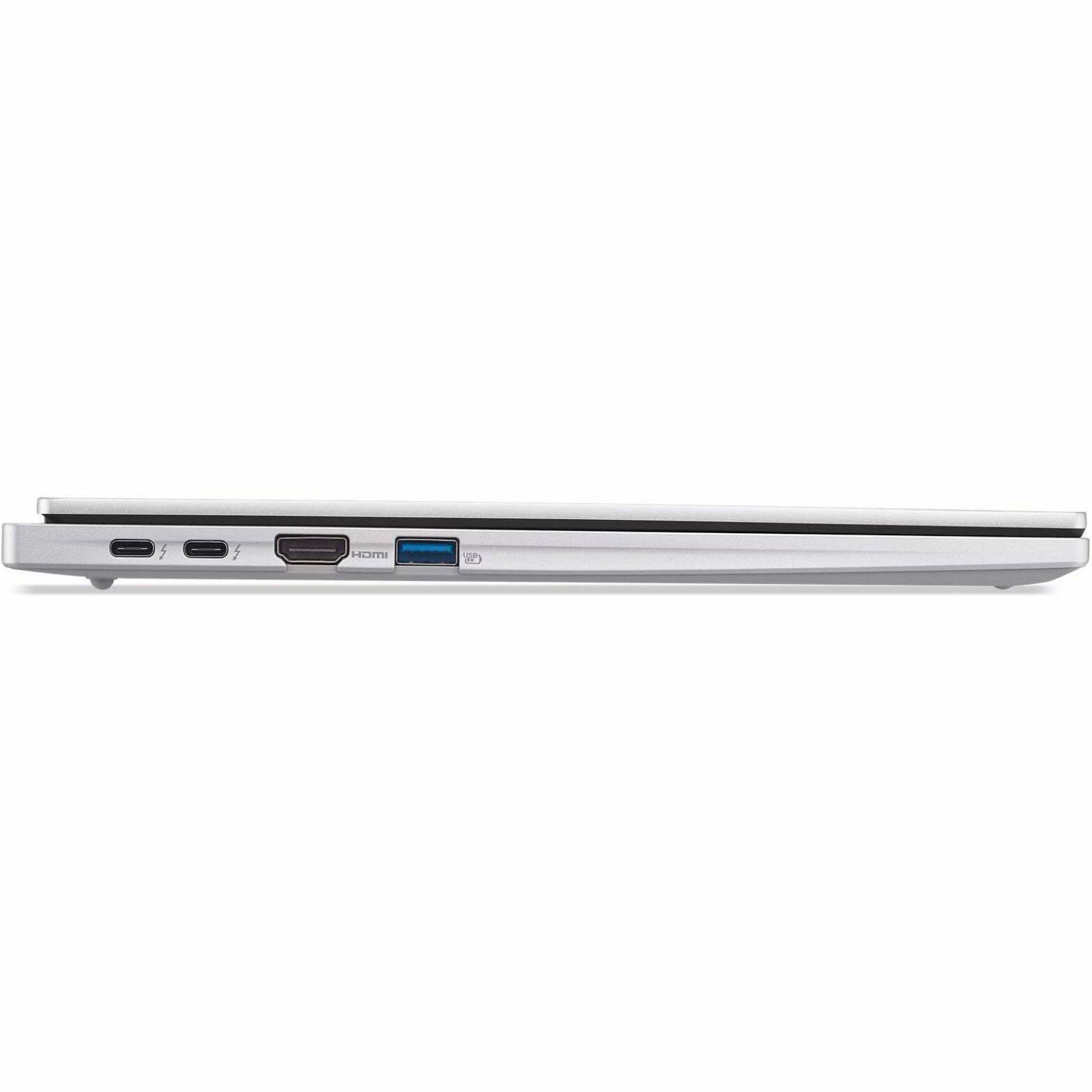 Alt View 7. Acer - Acer TravelMate P2 14 P214-56 TMP214-56-54NF 14" Notebook - WUXGA - 60 Hz - Intel Core 5 120U - 16 GB - 512 GB SSD - Silver.