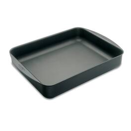 Scanpan - Classic 17.5" x 12.5" Roasting Pan, 8.25 Qt - Black
