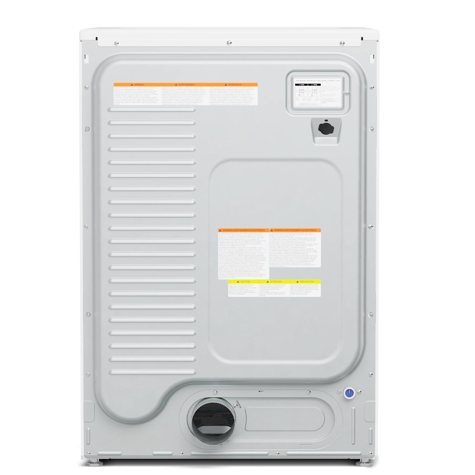 Alt View 7. Koolmore - 8 cu. ft. Large Capacity Stackable Vented Electric Front Load Dryer in White, 240V, FLD-8CWH. - White.