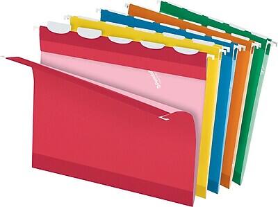 Alt View 7. Pendaflex - Ready-Tab 5-Tab Reinforced Hanging File Folders, Letter Size, 25/Box - Multicolor.