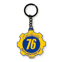 Bioworld - Fallout Collectibles | Vault Boy Collector’s Edition Reclamation Day Keyring - Multicolored