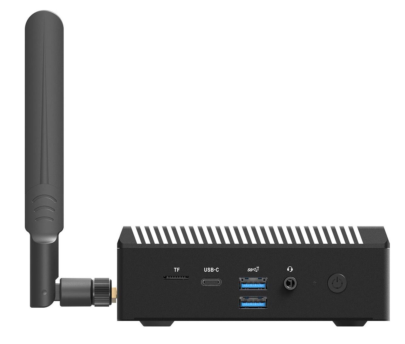 The text on the image shows a device with the following ports and labels:

- USB-C
- TF
- S/PDIF

The text "TF USB-C" is likely a combination of these labels.