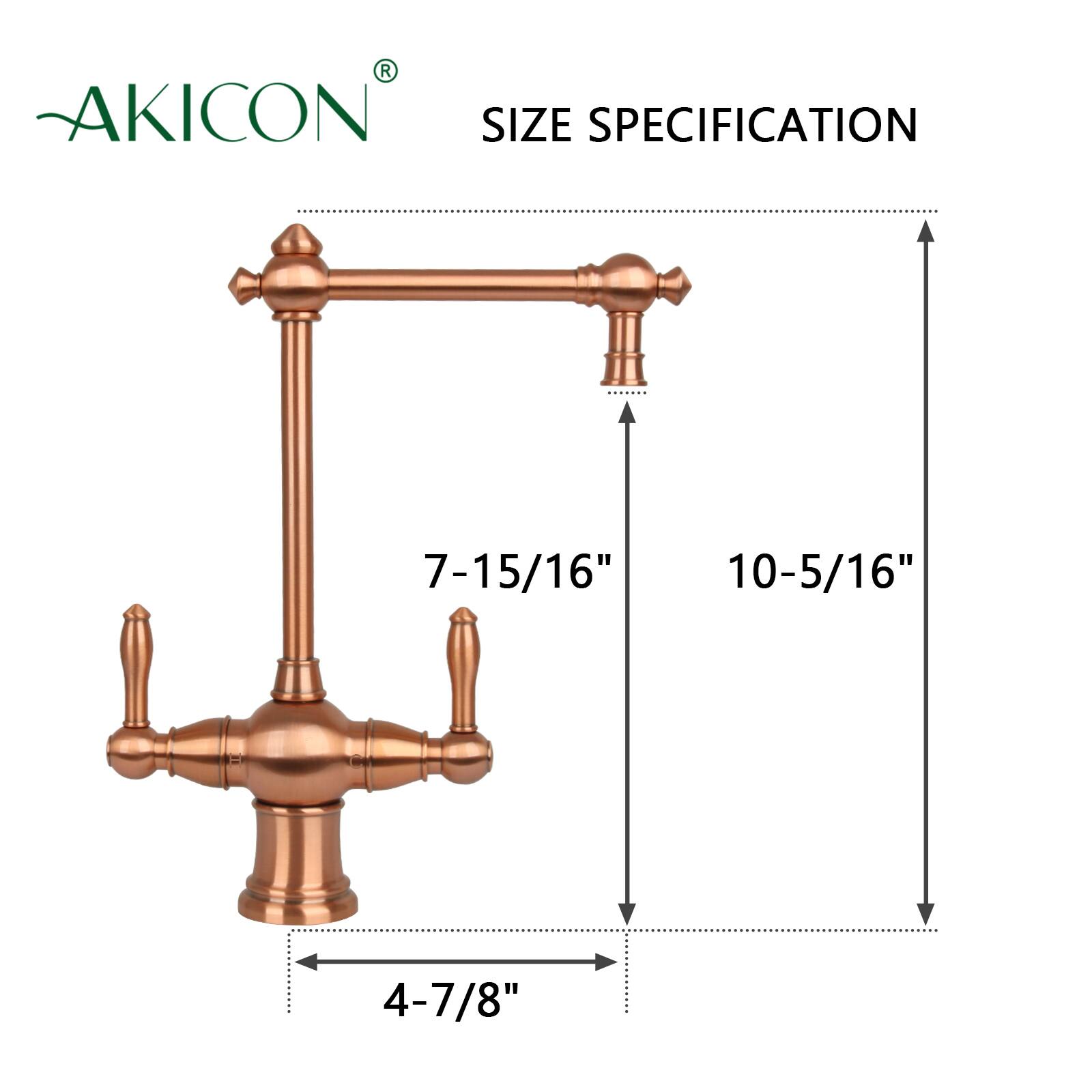 AKICON SIZE SPECIFICATION  
7-15/16"  
10-5/16"  
4-7/8"