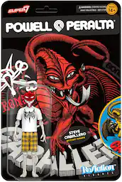 Steve Caballero - Super7 - Powell-Peralta - Reaction Figure Wave 2 - Steve Caballero Dragon - Collectibles
