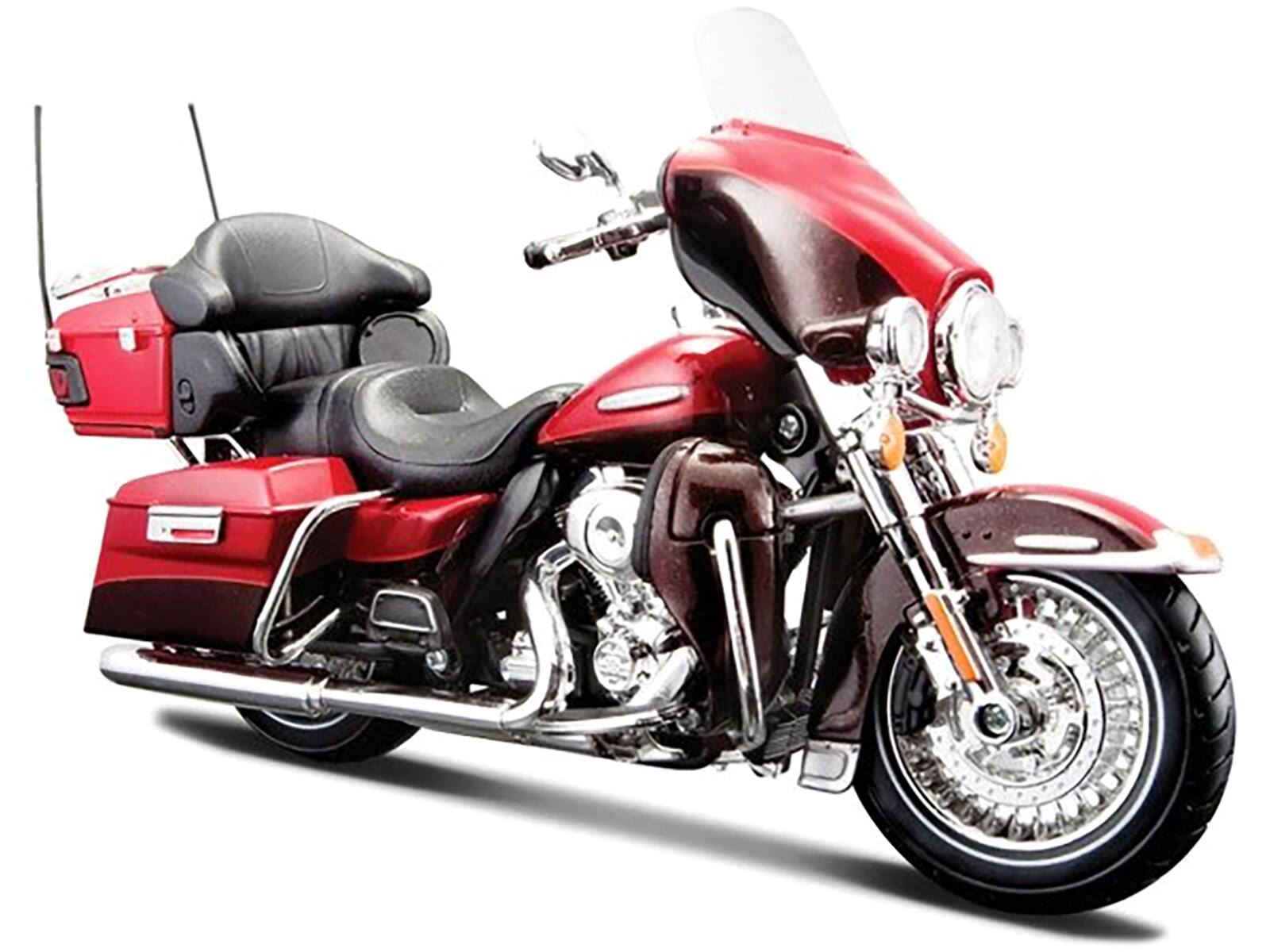 Alt View 1. Maisto - 2013 Harley Davidson FLHTK Electra Glide Ultra Limited Red Bike 1/12 Diecast Motorcycle Model by Maisto.