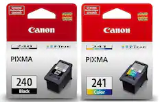 GENUINE Authentique GENUINO, Canon, Canon, Canon, Canon, 240 Black, FINE Cartridge, FINE, 241 Color, PIXMA, 240 Black, FINE, PG-240, Canon, Cartridge, Black, 240, PIXMA, 241 Color, VIONE, C-241, Caneir, Cofor, 241