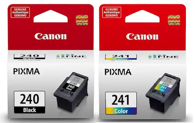 GENUINE Authentique GENUINO, Canon, Canon, Canon, Canon, 240 Black, FINE Cartridge, FINE, 241 Color, PIXMA, 240 Black, FINE, PG-240, Canon, Cartridge, Black, 240, PIXMA, 241 Color, VIONE, C-241, Caneir, Cofor, 241