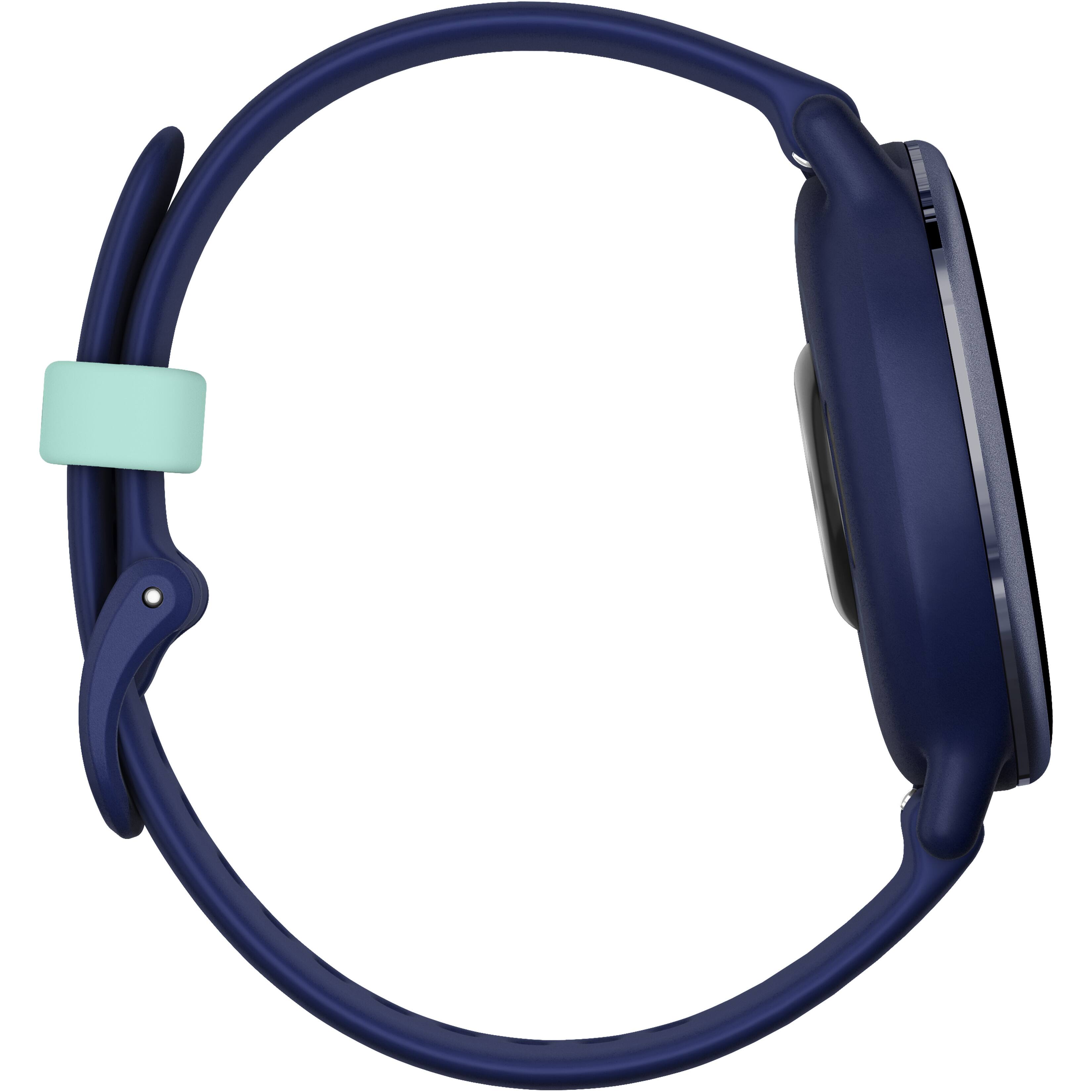 Alt View 5. Garmin - vívoactive 5 GPS Smartwatch 42 mm Fiber-reinforced polymer - Metallic Navy Aluminum and  Navy.