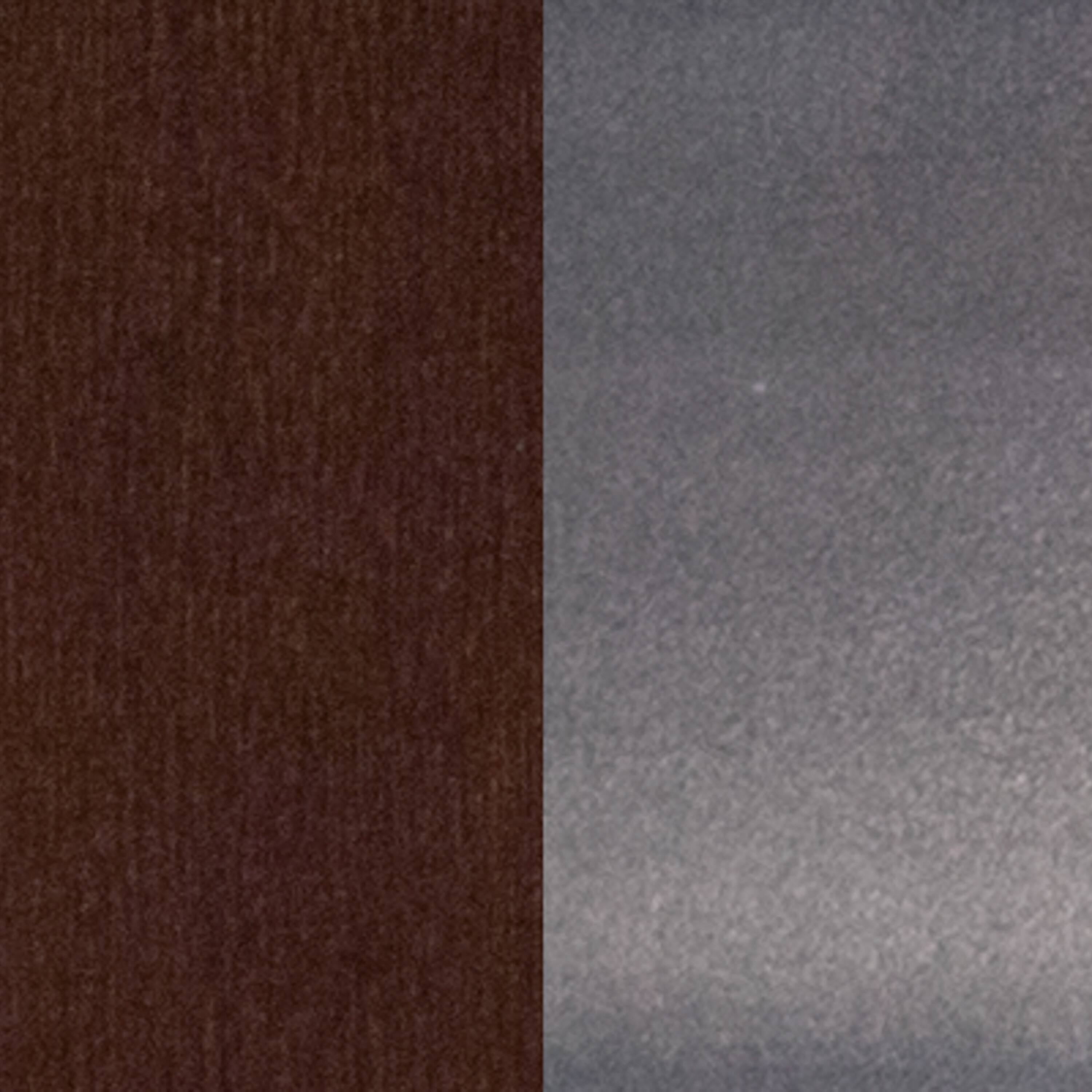 Alt View 6. Emma + Oliver - Clear Coated "X" Back Metal Restaurant Dining Chair - Walnut Wood Seat/Clear Coated Metal Frame.