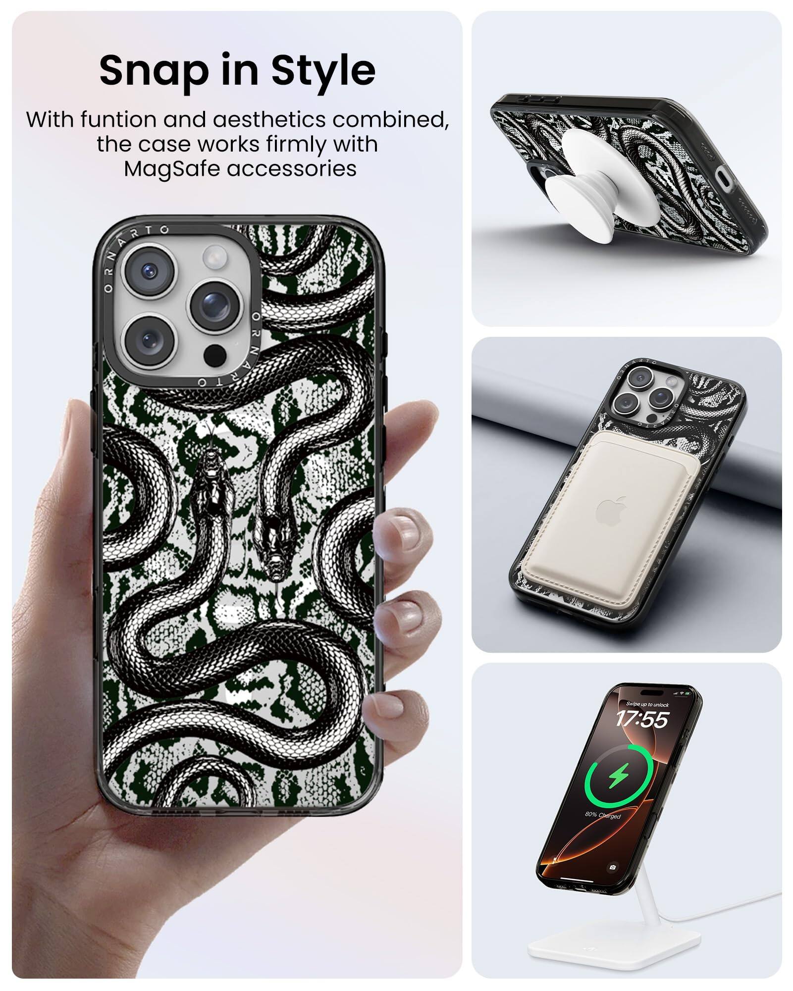 Snap in Style

With function and aesthetics combined, the case works firmly with MagSafe accessories

17:55
80% Charged