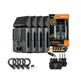 Spypoint - FORCE-PRO-S 2.0 Trail Camera (4-Pack) Bundle with Accessories