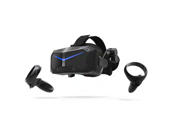 Front. Pimax - Pimax Crystal Super 50PPD QLED Virtual Reality Headset with Local Dimming and Controllers PVH00010195 - Crystal.
