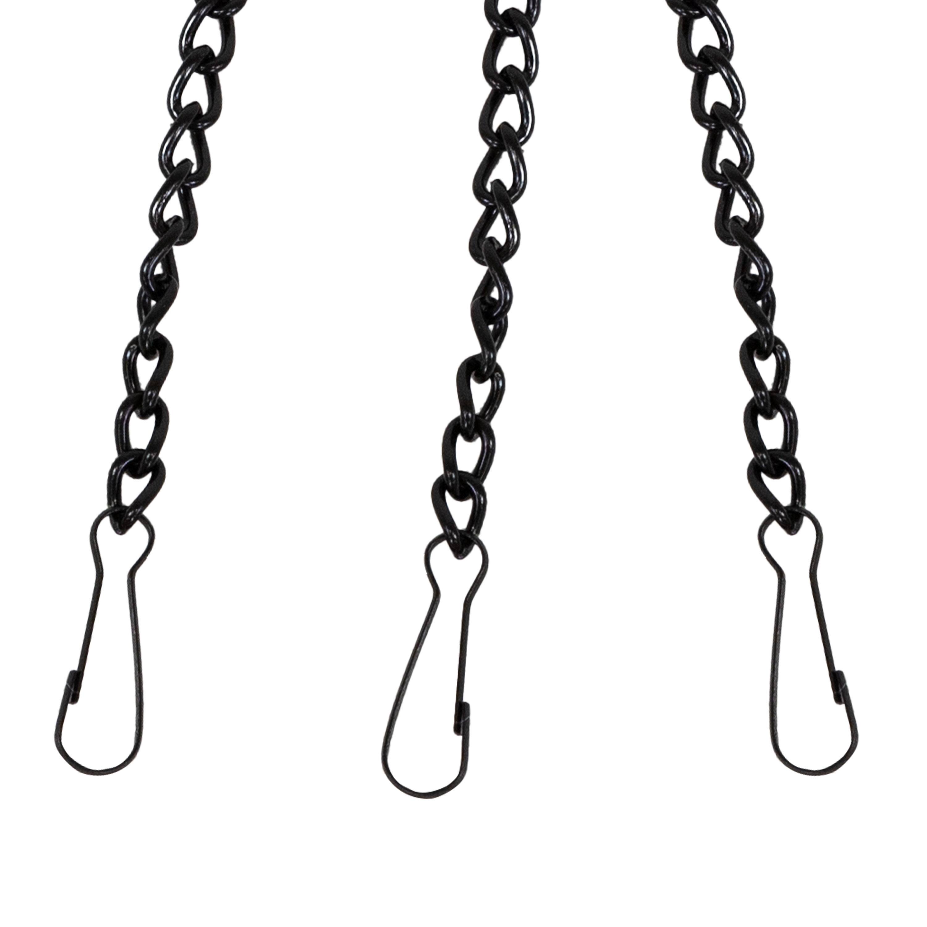 Alt View 8. Sunnydaze - Iron Hanging Bird Bath or Feeder - 12 in - Copper.