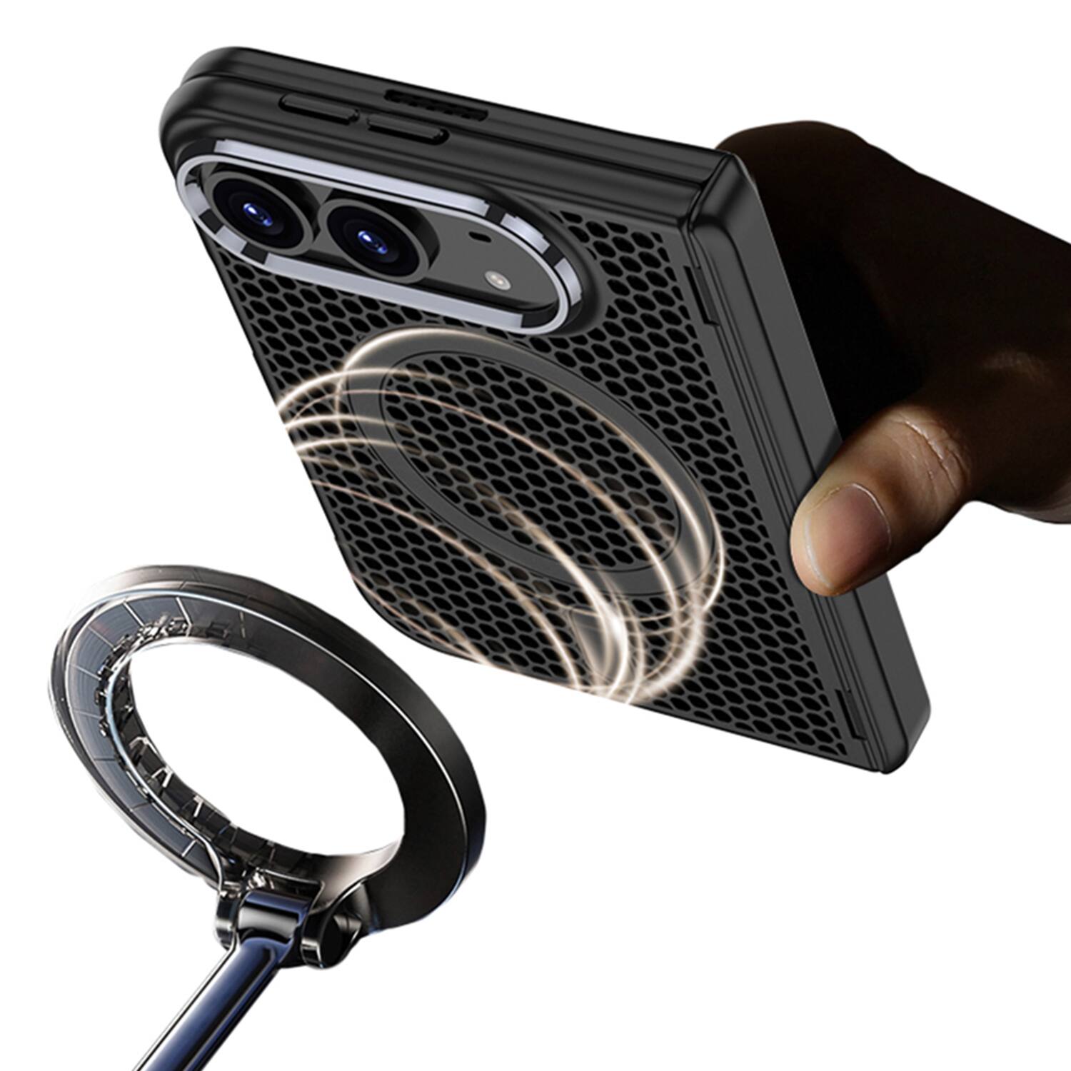 Dteck for Apple iPhone Duo Heat Dissipation Case with Built in Screen ...