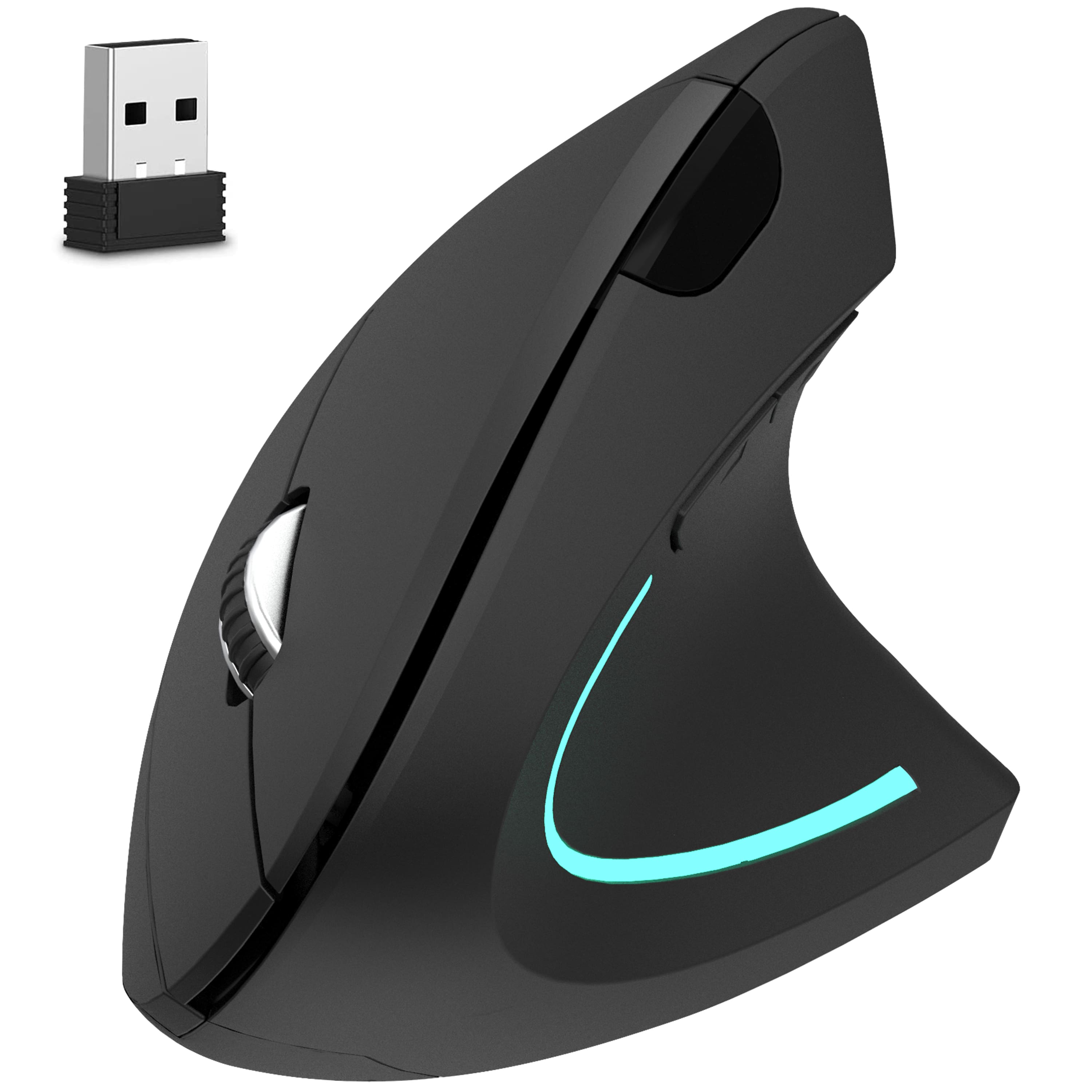 Delton - S12 Ergonomic Wireless Vertical Mouse (DMERG12-WB) - Wireless - Black price history on PriceWatchPro