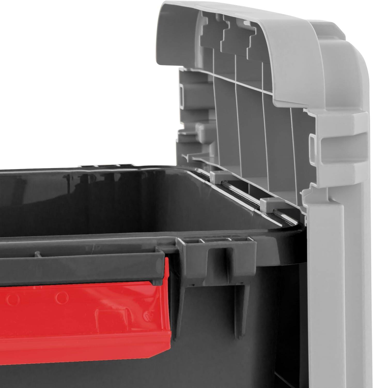 Alt View 6. IRIS USA - IRIS USA Heavy Duty Trail Box - Black, Gray, Red - Black.