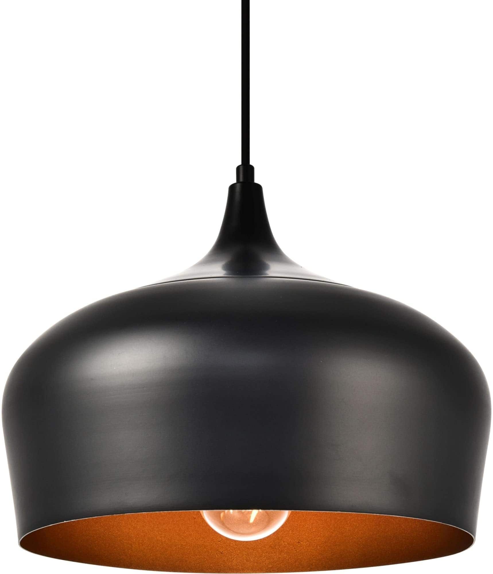 Living District - Nora Collection Pendant D11.5in H9in Lt:1 finish - Black price history on PriceWatchPro