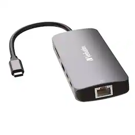 Verbatim - 32152 9 Port USB-C Pro Multiport Hub - Gray