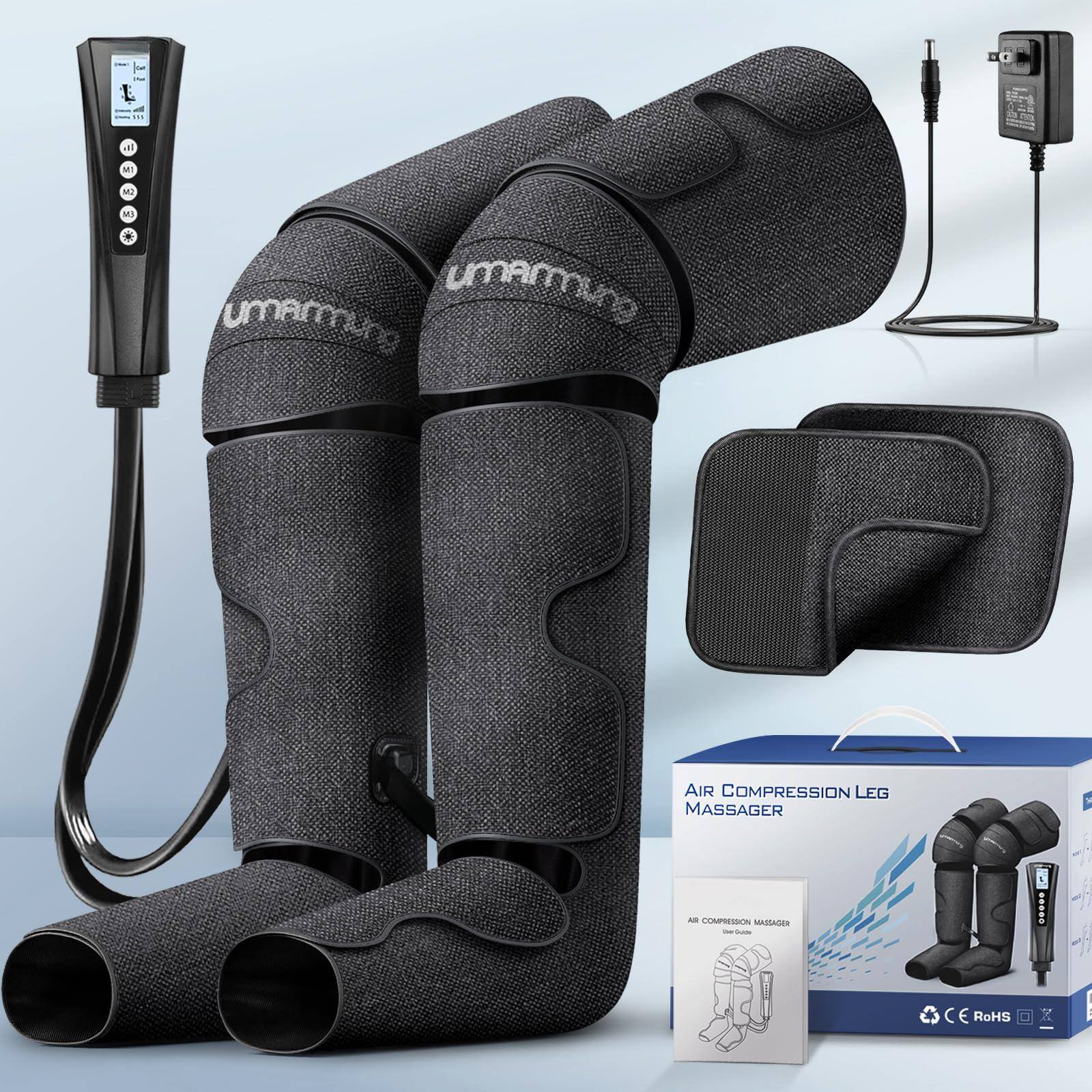 - UMARMING AIR COMPRESSION LEG MASSAGER
- COMPRESSON MASSAGER
- CE RoHS