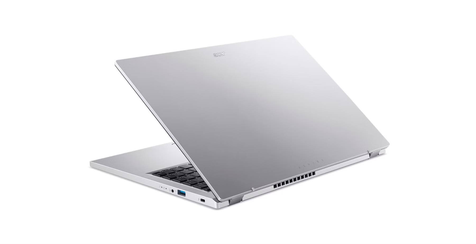 Alt View 1. Acer - Aspire Go 15 AI Laptop, 15.6" Touch FHD, i7-13620H, 32GB DDR5, 1TB SSD, Wi-Fi 6, Win 11 Home - Pure Silver.