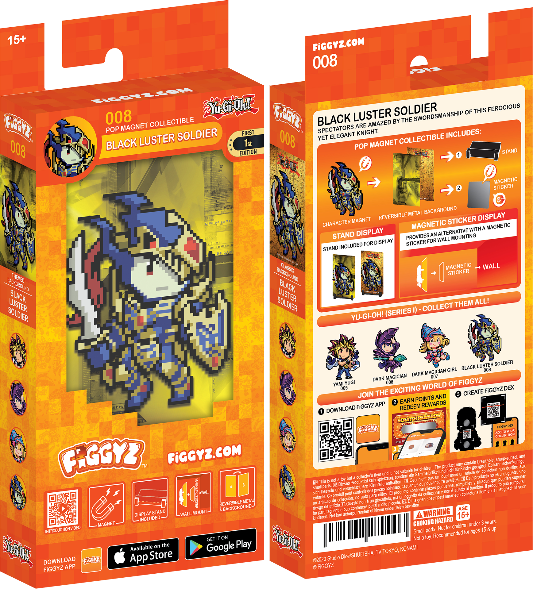 15+ FIGGYZ.COM  
008  
FGGY2 008  
LOV SICCAS 008  
Yu-G-OR!  
FAGGY2 LUSTER SOLDIER  
SWORDSMANSHIP  
THIS FEROCIOUS COLLECTIBLE BLACK LUSTER SOLDIER AMAZED THE POP MAGNET SPECTATORS.  
SOLDIER FIRST ELEGANT KNIGHT.  
INCLUDES:  
LUSTER 008  
YET COLLECTIBLE BLACK 1 POP MAGNET LDITION STAND MAGNETIC STICKER METAL BACKGROUND MAGNET REVERSIBLE DISPLAY CHARACTER MAGNETIC STICKER WITH MAGNETIC STAND DISPLAY ALTERNATIVE PROVIDES WALL MOUNTING DISA STICKER STAND INCLUDED TENED GADICOA BLACK LUSTER SOLDIER CLASAC GMUCCOAS BLACK LUSTER SOLDIER MAGNETIC WALL STICKER THEM ALL!  
(SERIES COLLECT YU-GI-OH!  
FAGGYZ FiGGYZ.COM  
REVERSIBL METAL STAND BACKGROUND MOUNT INCLUDED MAGART INTRODUCTION-VIURO  
Available Google Play App Store DOWNLOAD OT FIGGYZ APP  
LUSTER SOLDIER BLACK DARK MAGICIAN DAM