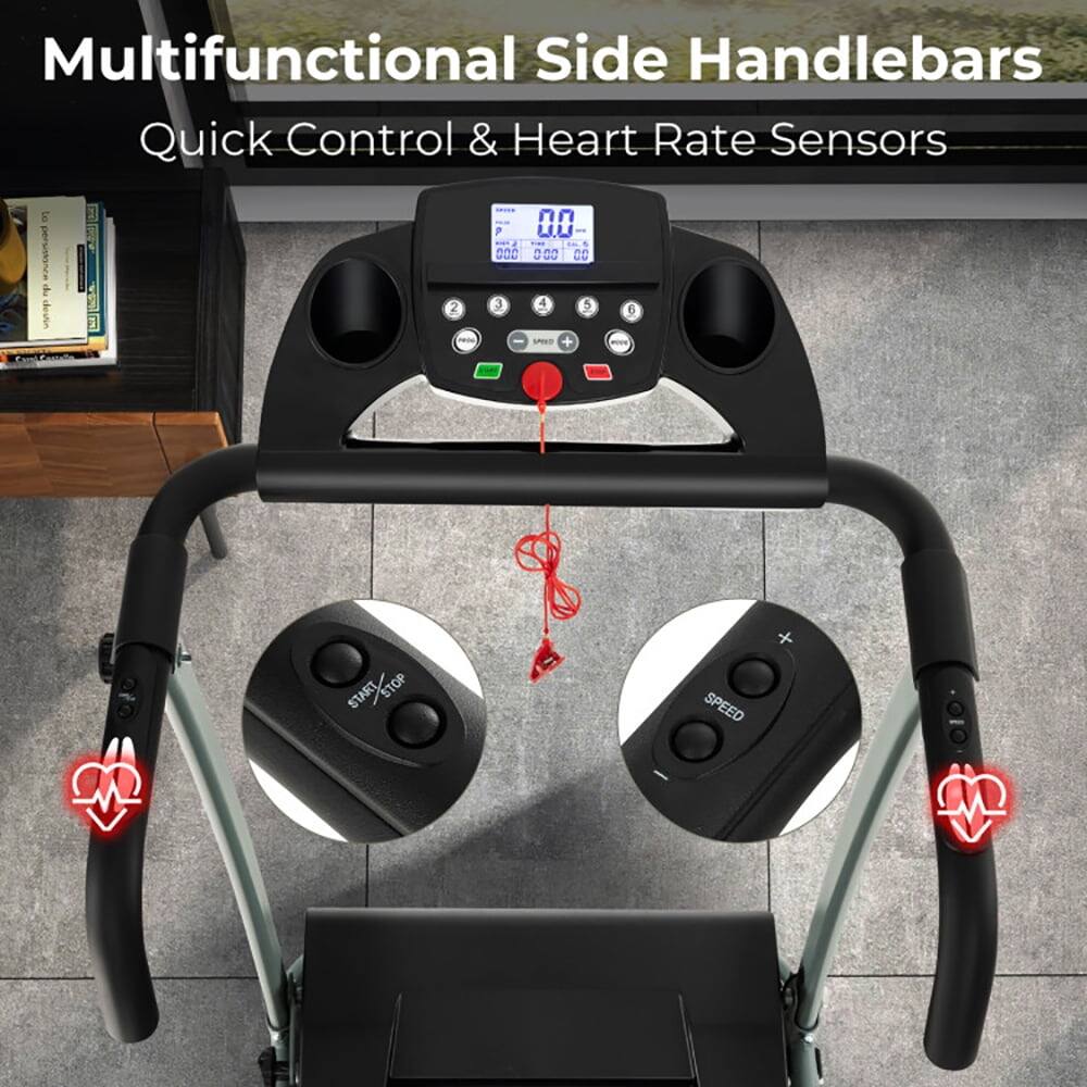 Multifunctional Side Handlebars  
Quick Control & Heart Rate Sensors